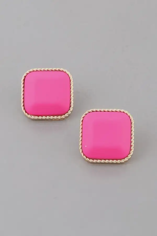 Twisted Antique Cubic Earrings