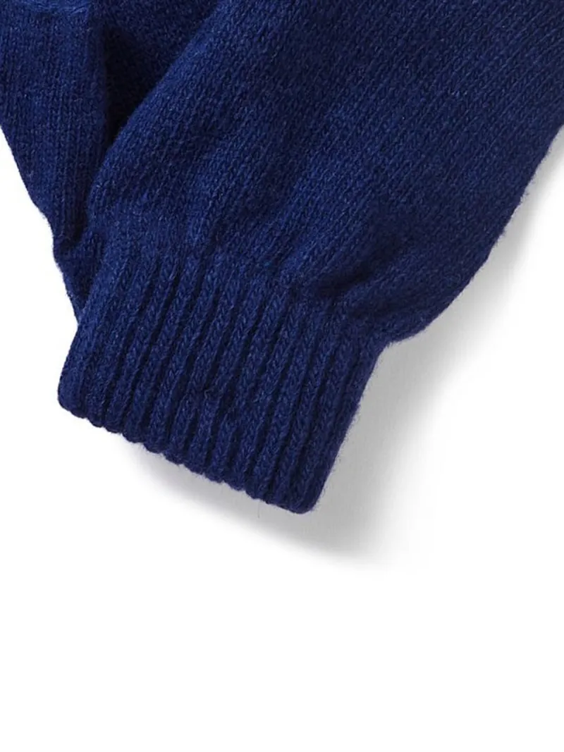 Pure Wool Warm Mittens Without Fingers