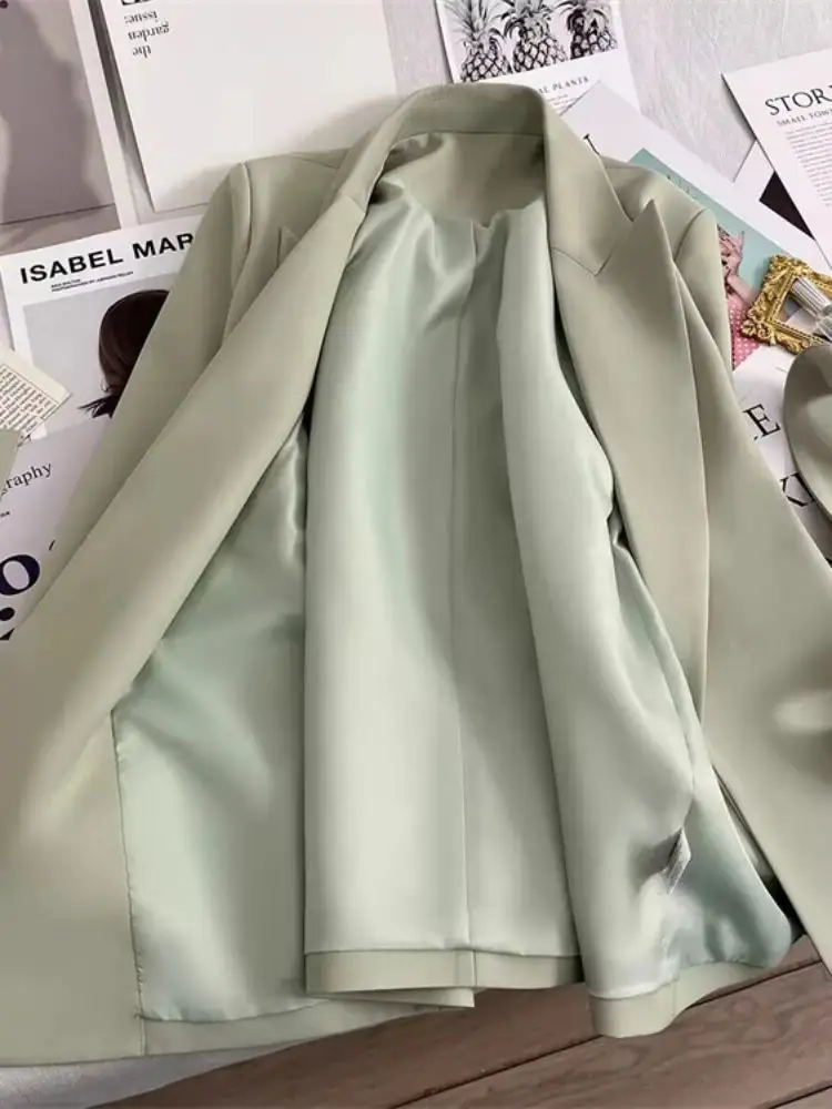 Belted-Waist Tailored Women's Blazer