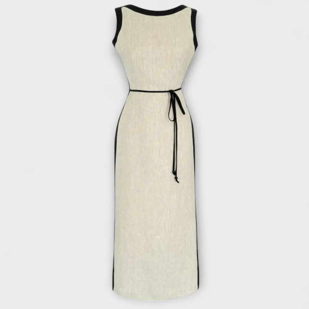 Refined Sleeveless Everyday Casual Dress