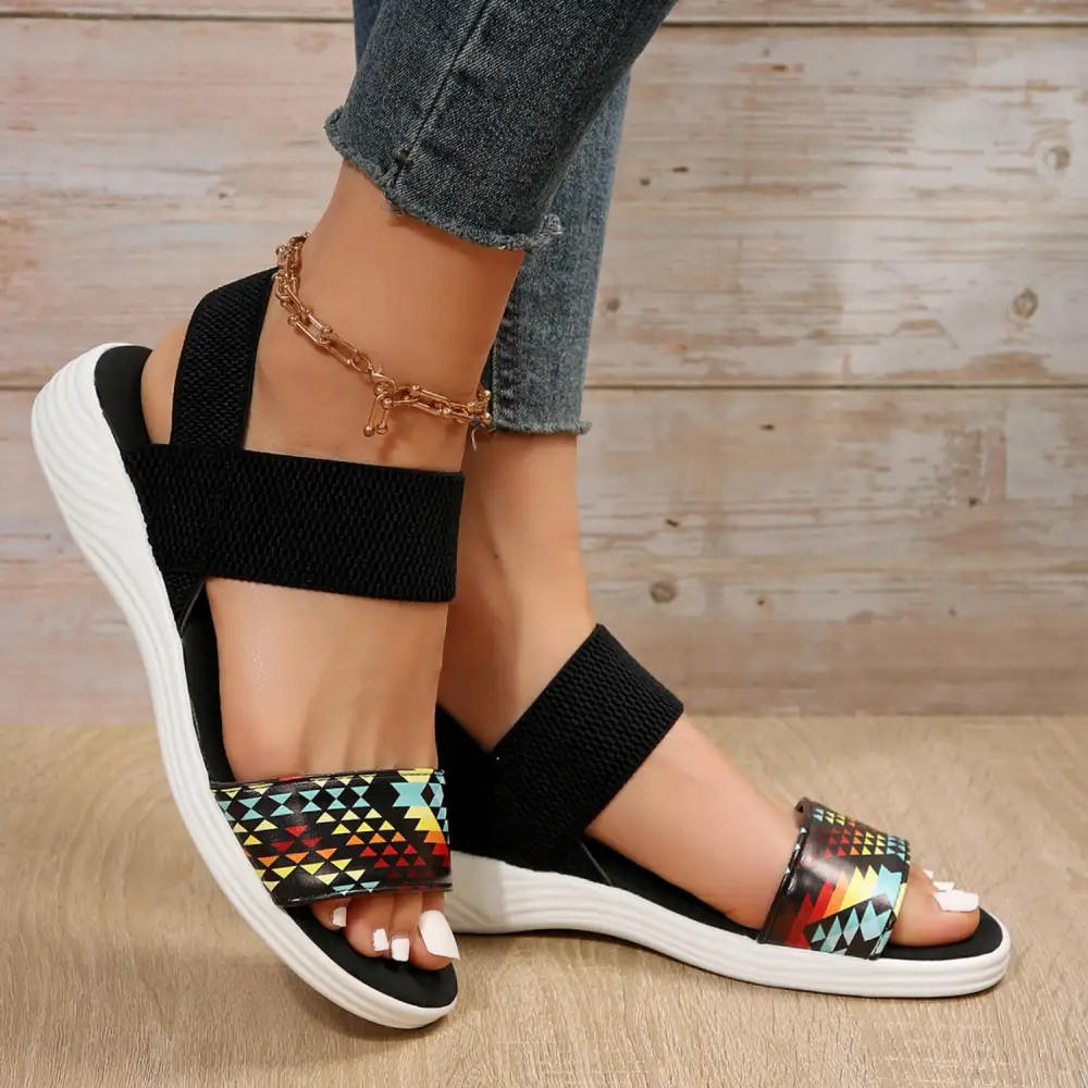 Classic Open-Toe Heeled Sandals