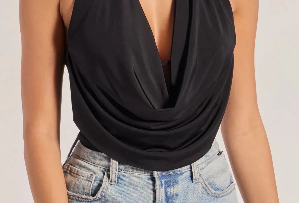 Halter Sleeveless Cropped Top