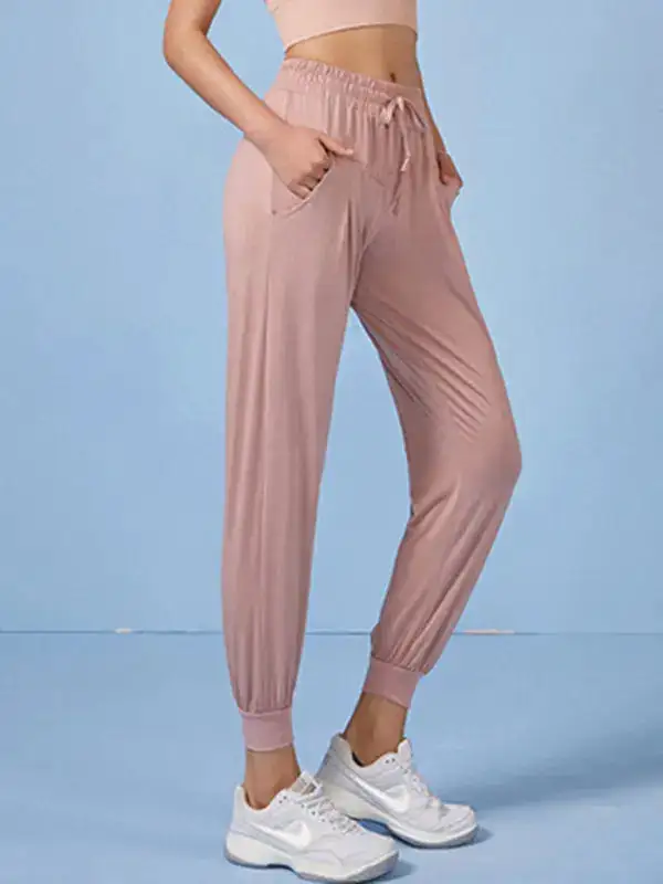 Quick Drying Loose Running Trousers Fitness Pants