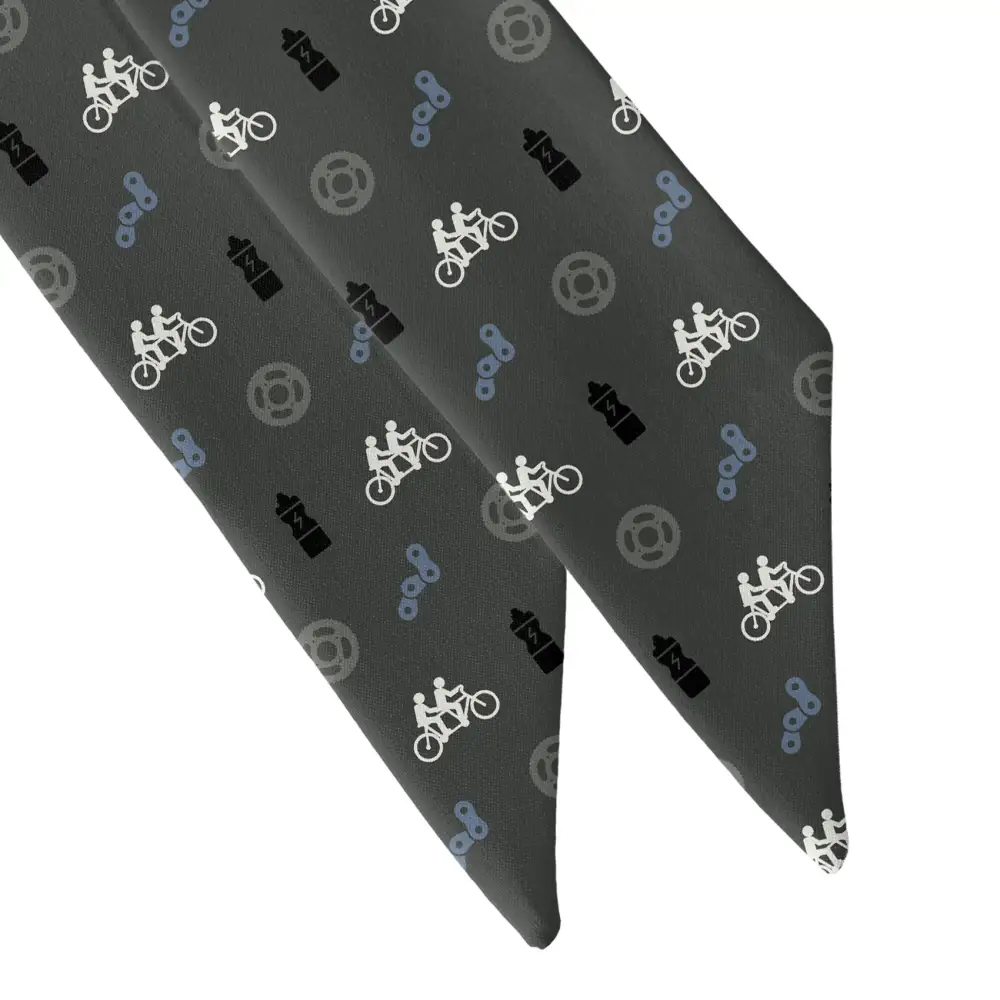 Biking With Friends Design Hair Scarf
