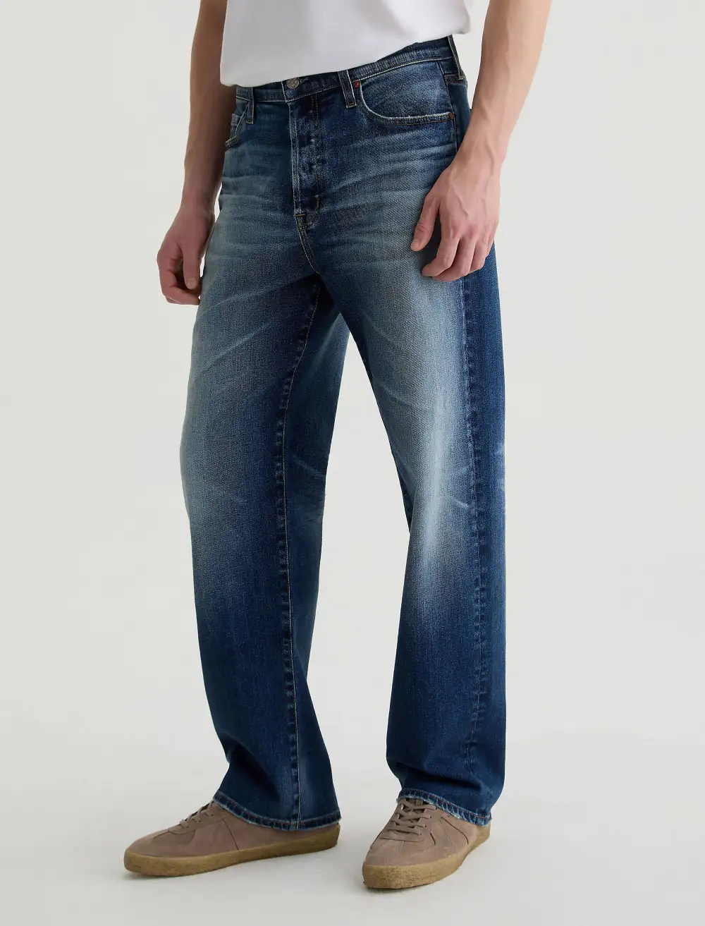 Men's Straight Leg Five Pocket Jeans