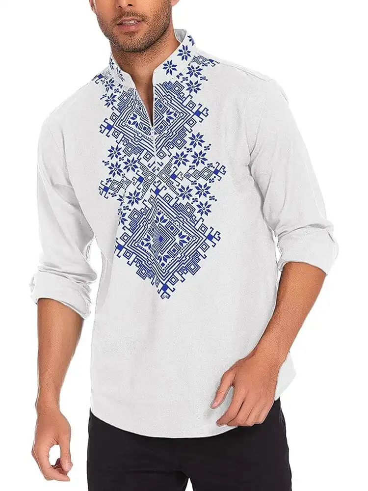 Henley Long Sleeve Shirt Jeans