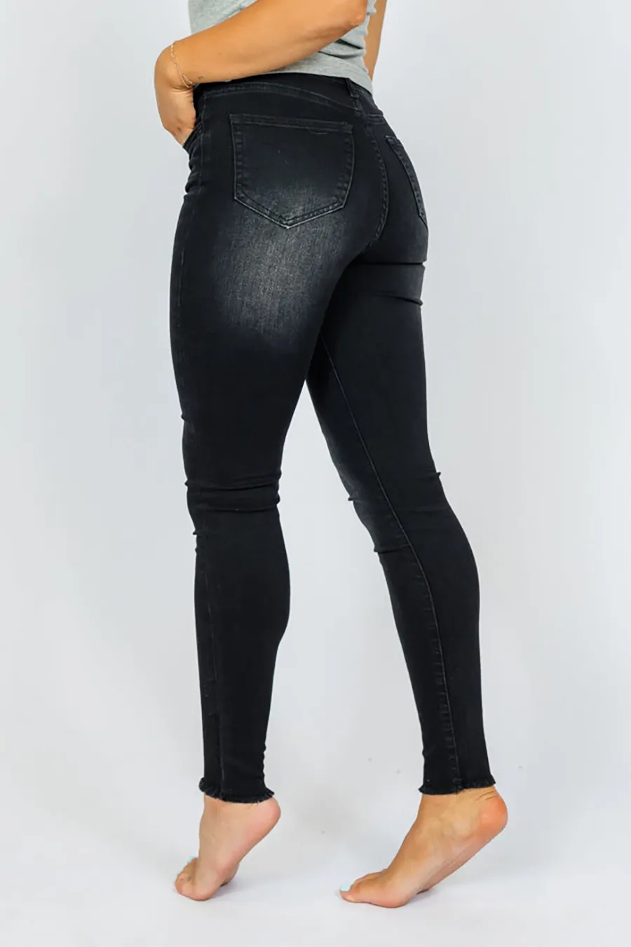 Regular Black Skinny Jeans