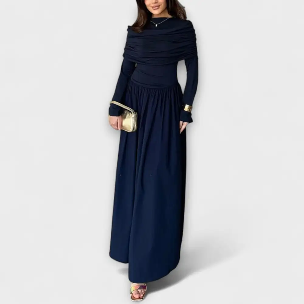 Pleated Relaxed Casual Dress