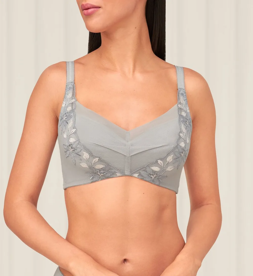 Women's Non-Wired Padded Sheer Bra