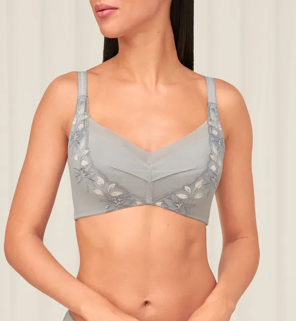 Women's Non-Wired Padded Sheer Bra