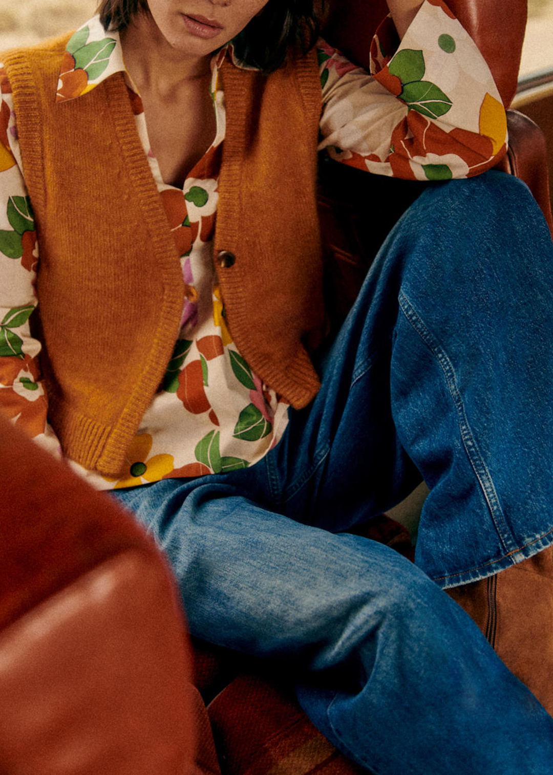 Solid Wool Cardigan Jacket