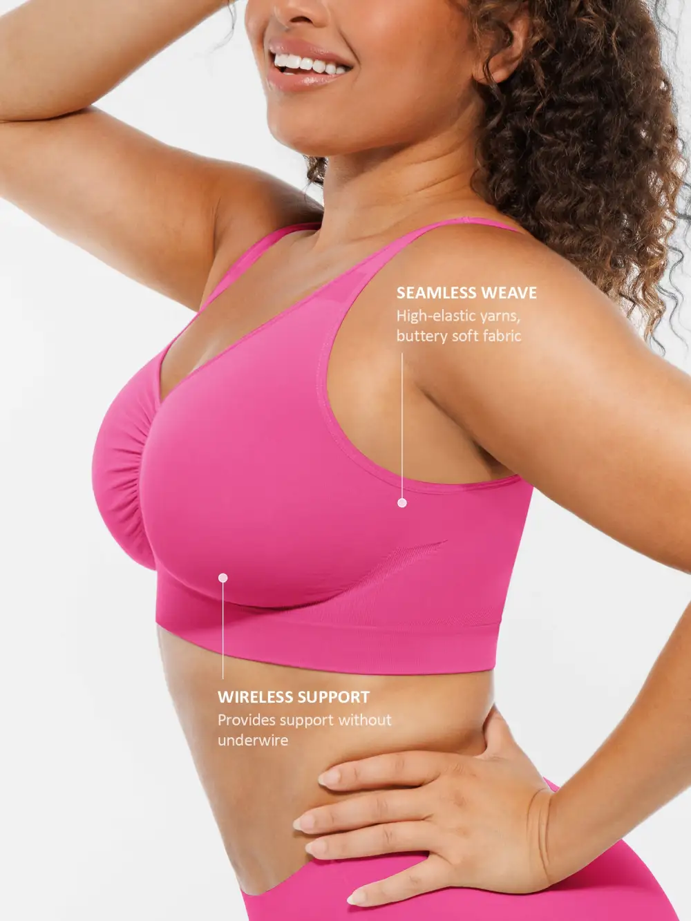 Seamless Full Coverage Support Bra