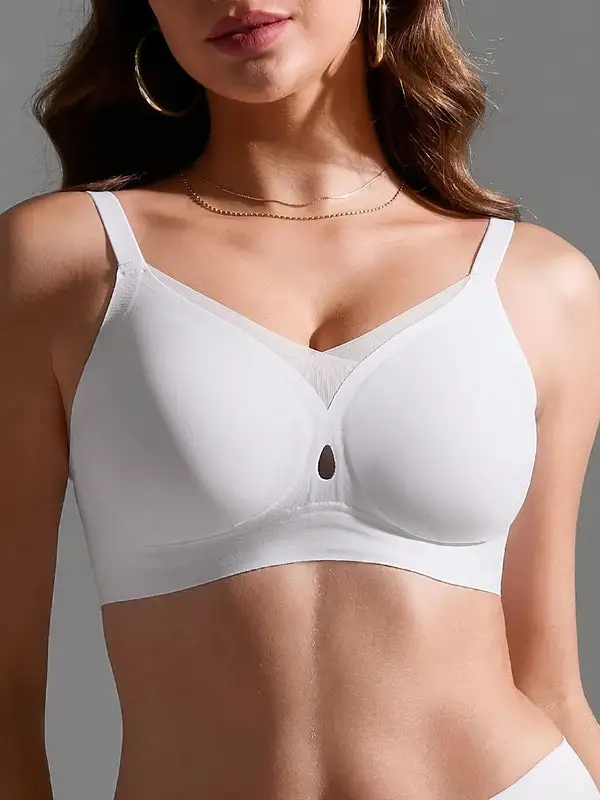 Seamless Breathable Contour Plunge Bra