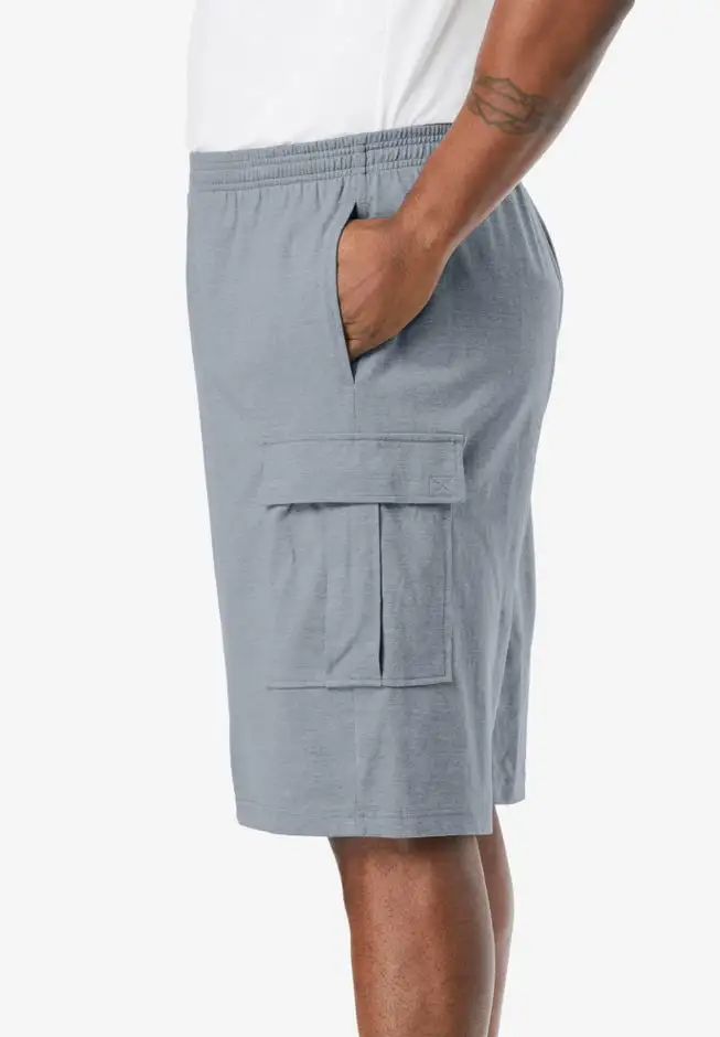 Lightweight Jersey Cargo Shorts