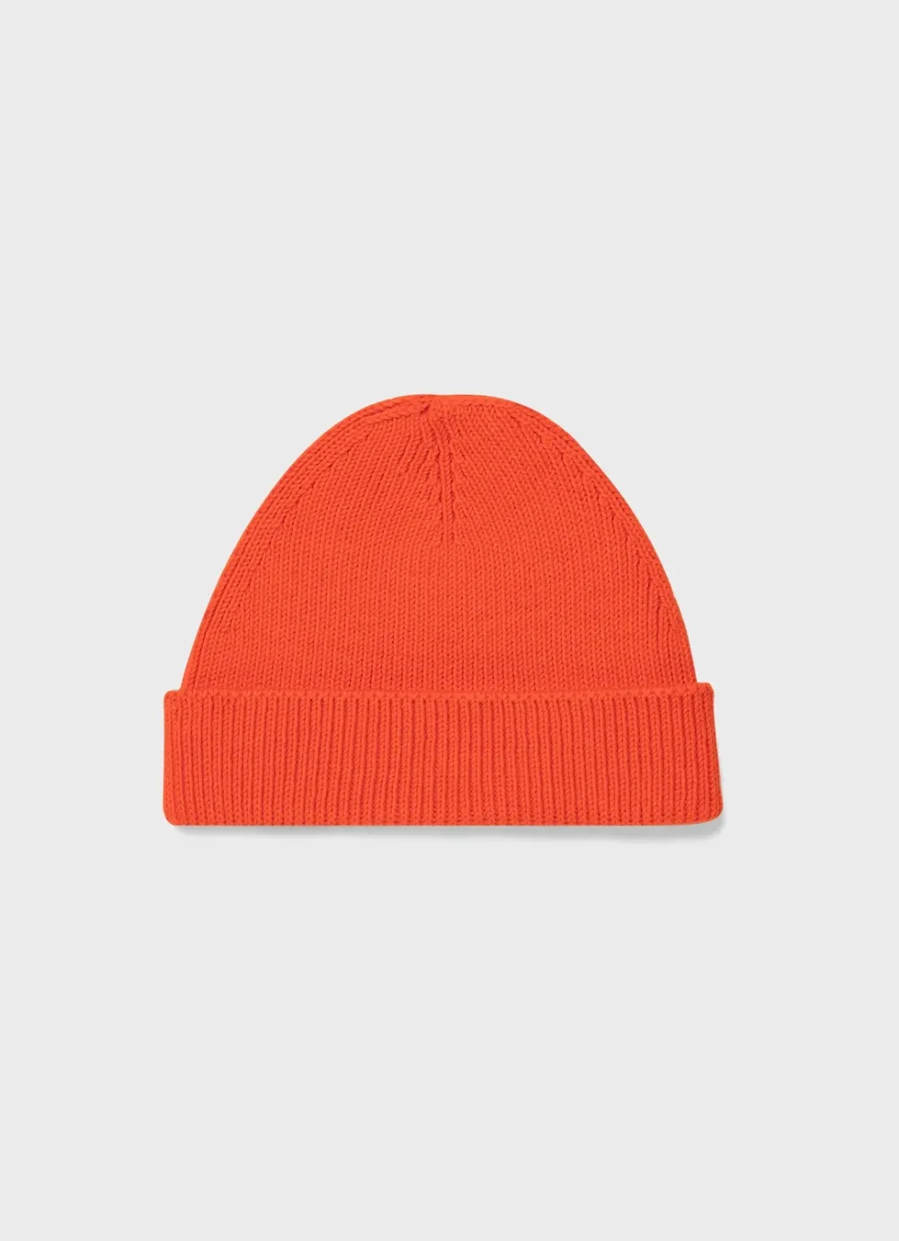 Bright Orange Beanie For Vibrant Fall Casual Style