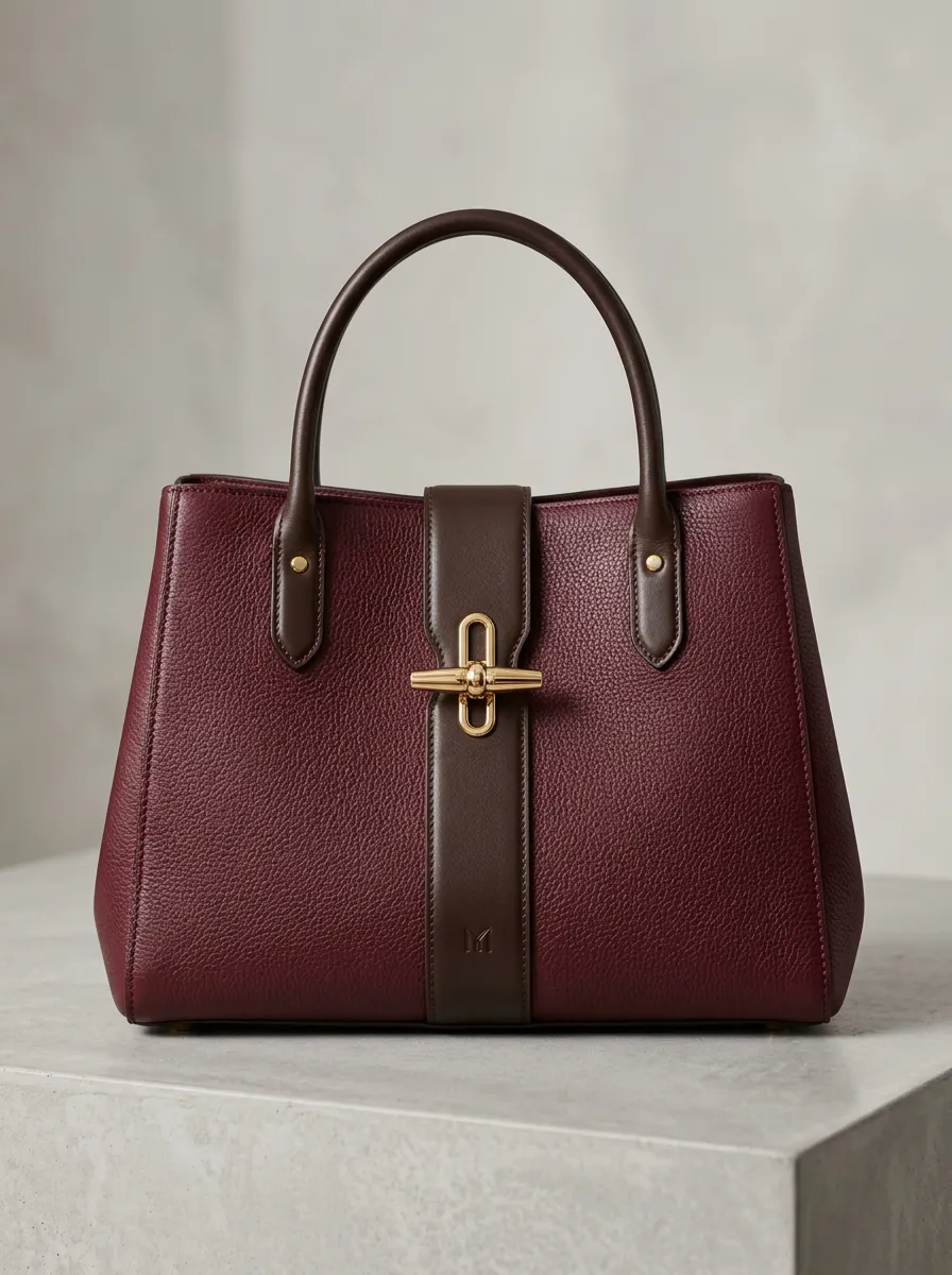 Classic Top-Handle Textured Women's Tote Bag