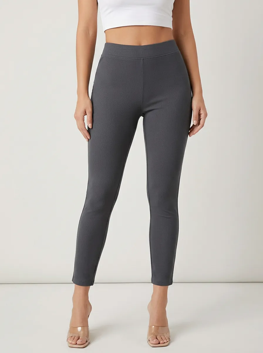 Versatile Women's Stretch Mid-Rise Pants