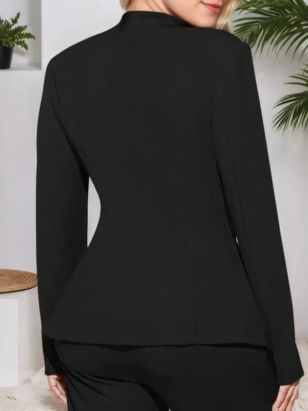 Single Button Slim Fit Blazer