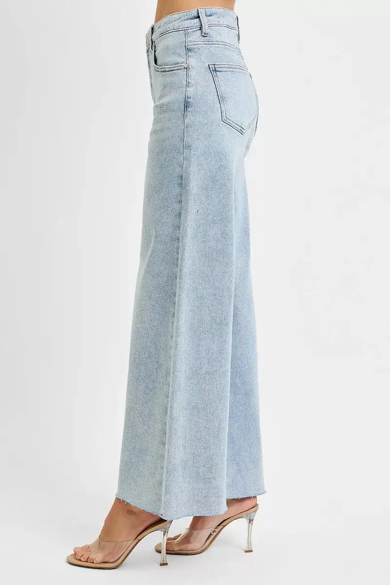 High Rise Palazzo Jeans