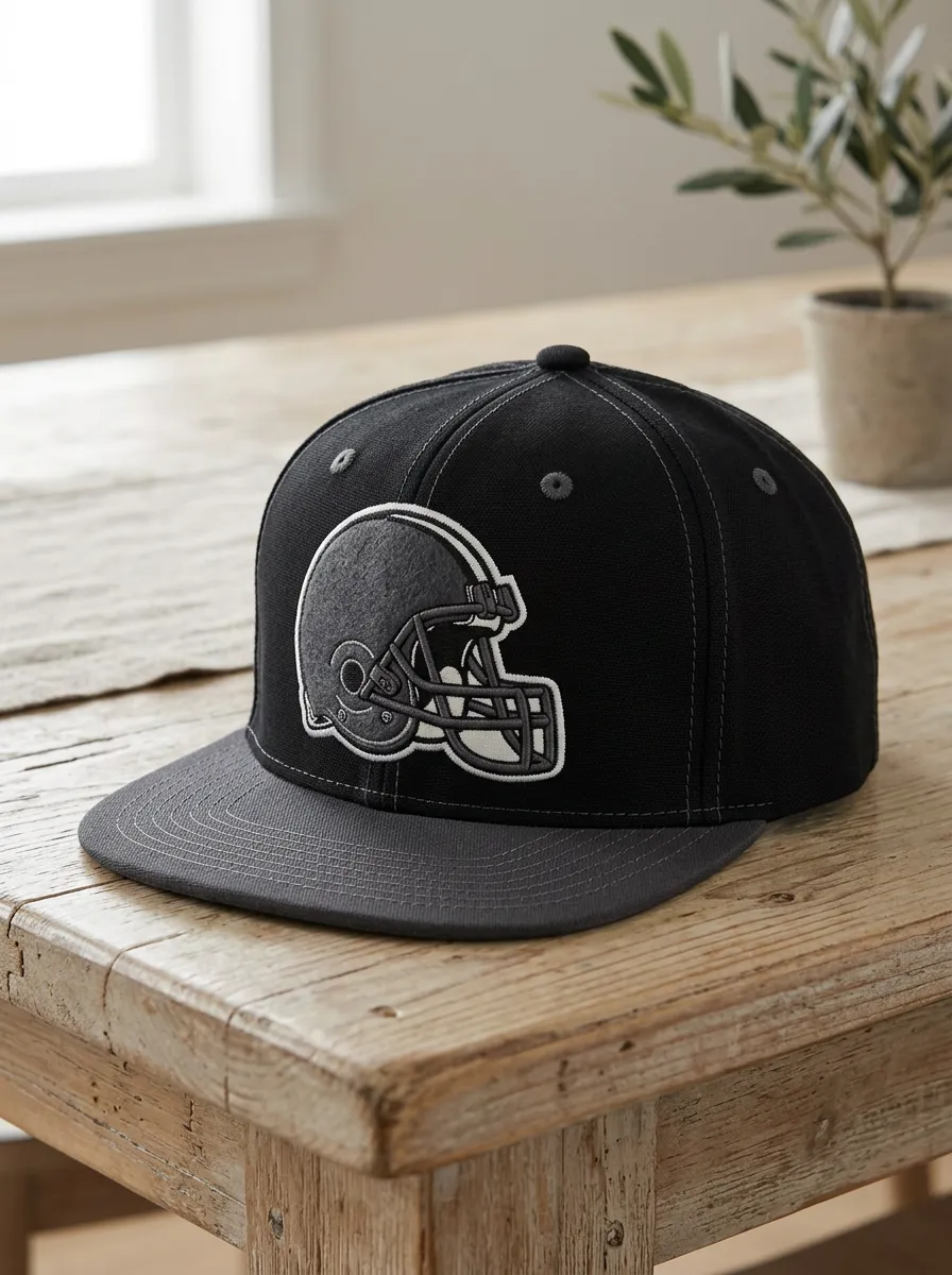 Men's Game Day Football Fan American Helmet Embroidered Snapback Cap