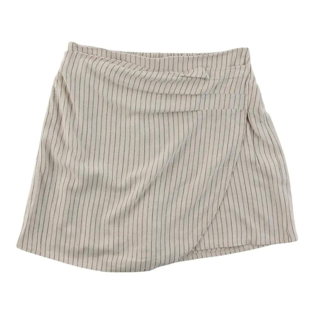 Printed Linen Blend Skort