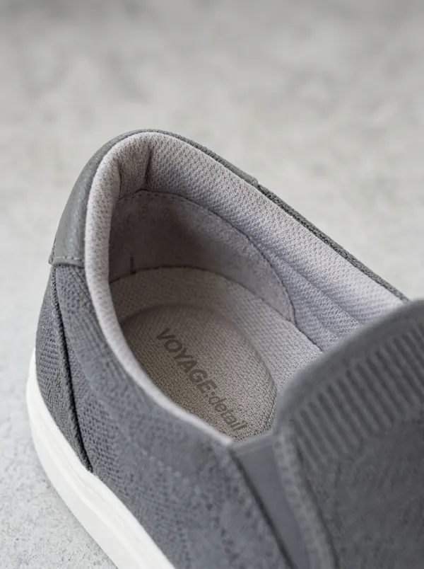 Streetwear Elastic Graphic Finish Men's Stretch Canvas Shoes