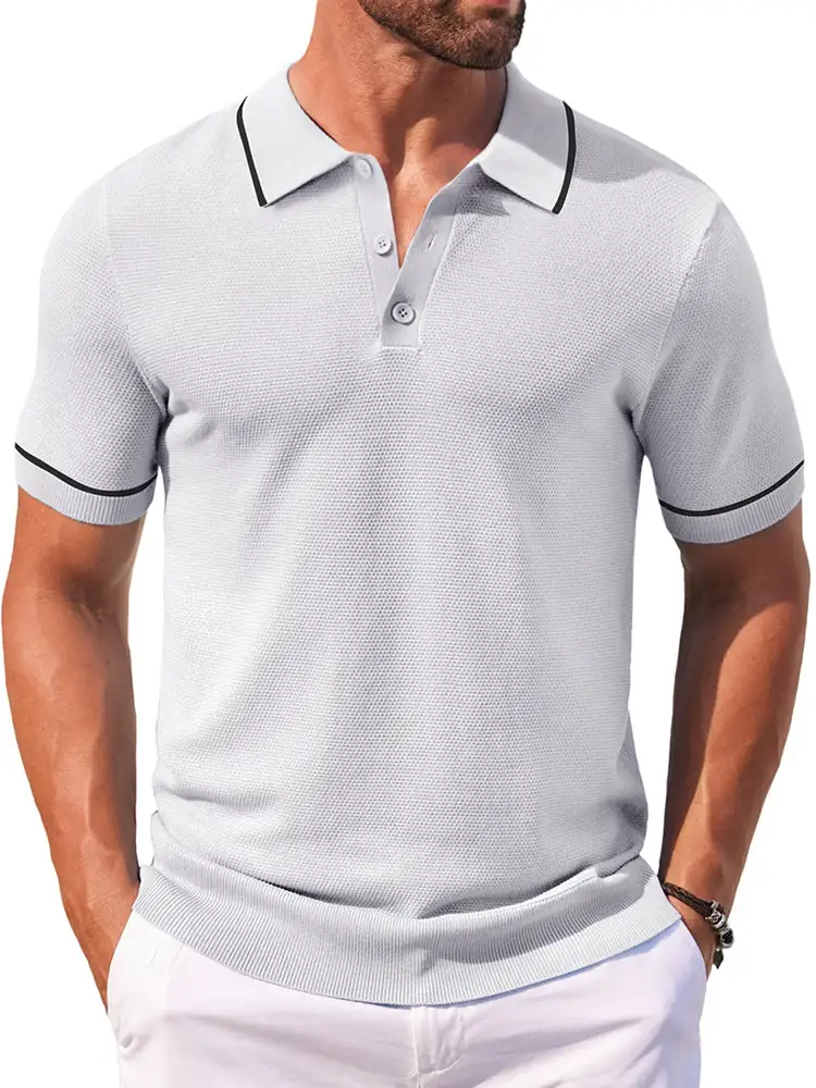 Leisure Knit Golf Polo Shirts