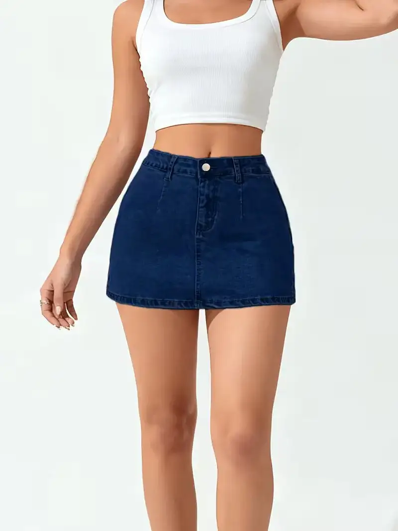 Relaxed High Waist Everyday Skirt