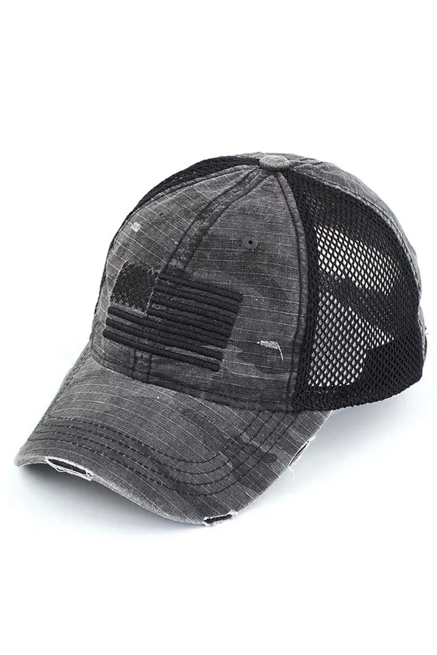 Flag Embroidery Baseball Cap