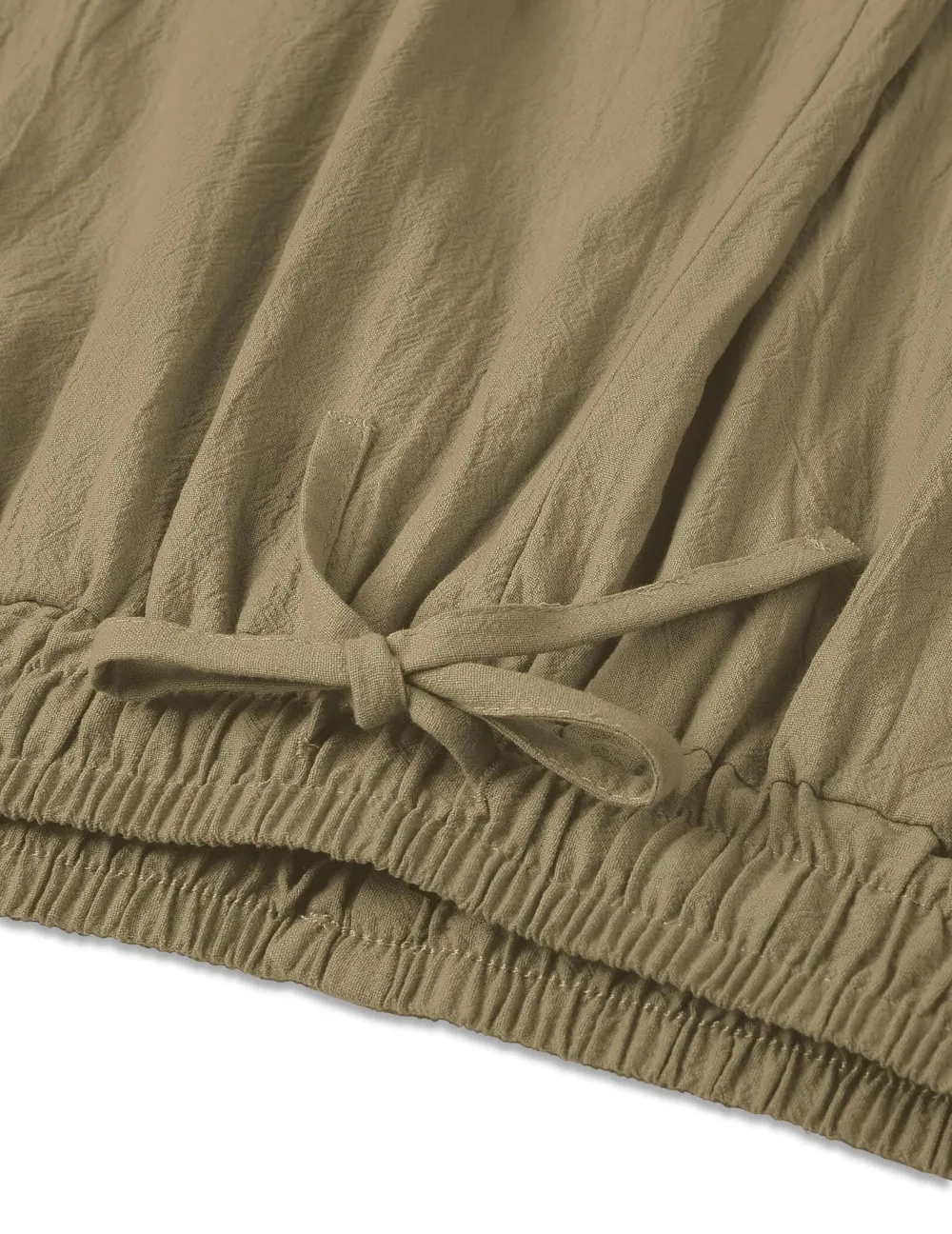 Refined Drawstring Waist Pants