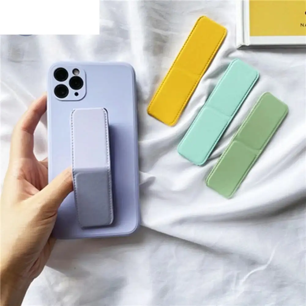 Magnetic Leather Phone Stand Band
