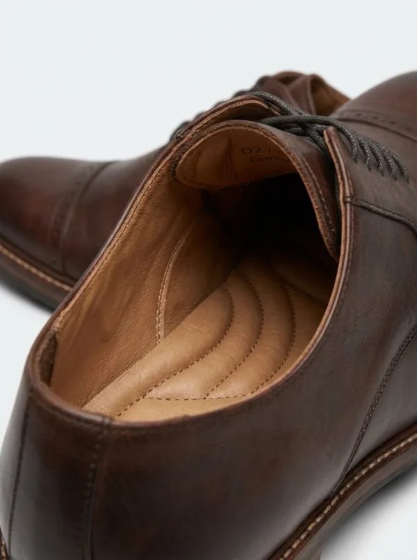 Men's Cap-Toe Oxford Dress Shoes
