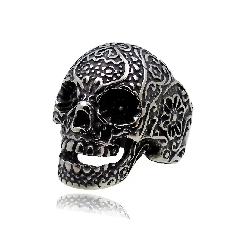 Skull Punk Men's Ring