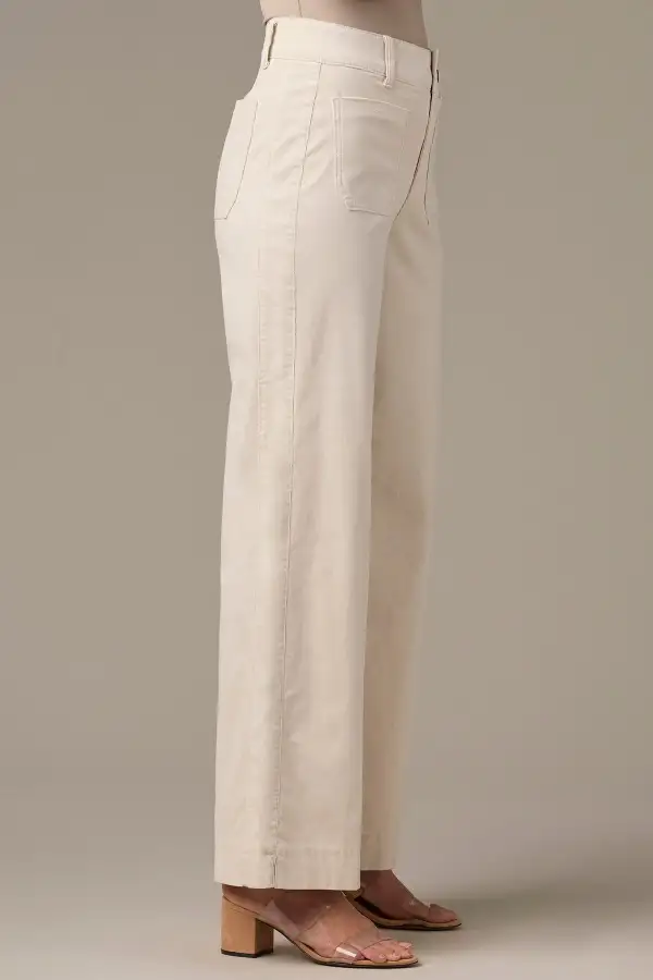 High Rise  Wide Leg Pants