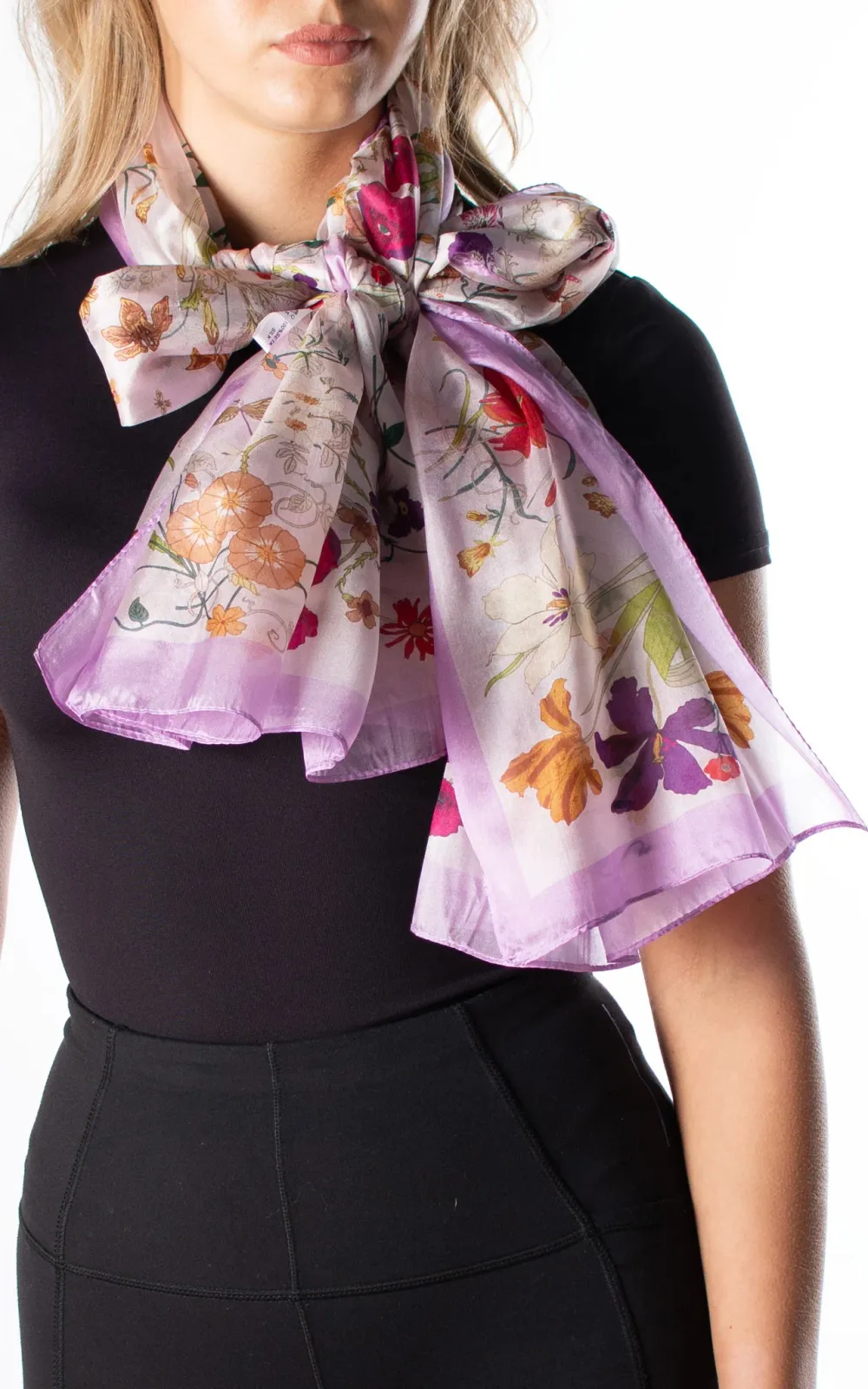 Fashionable And Gentle Purple Women's Scarf