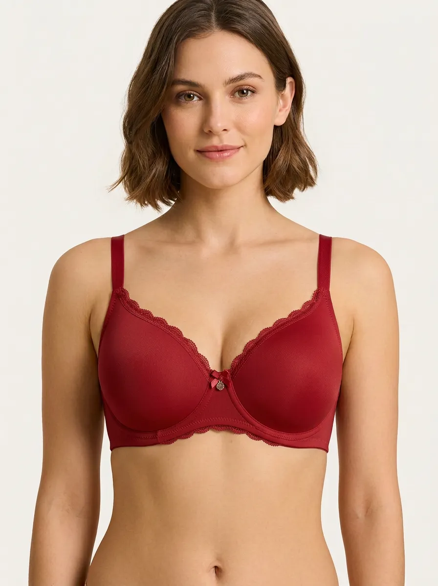 Women's Everyday Underwire Lace-Trim Bra