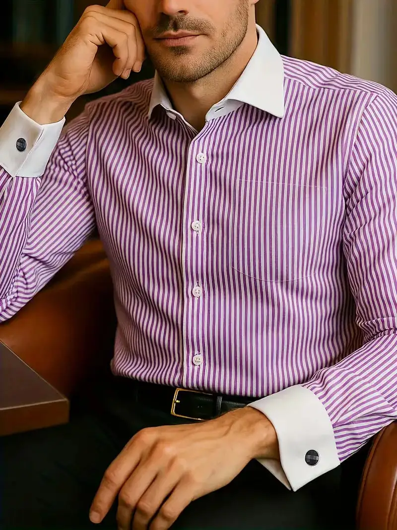 Textured Refined Everyday Casual Shirt