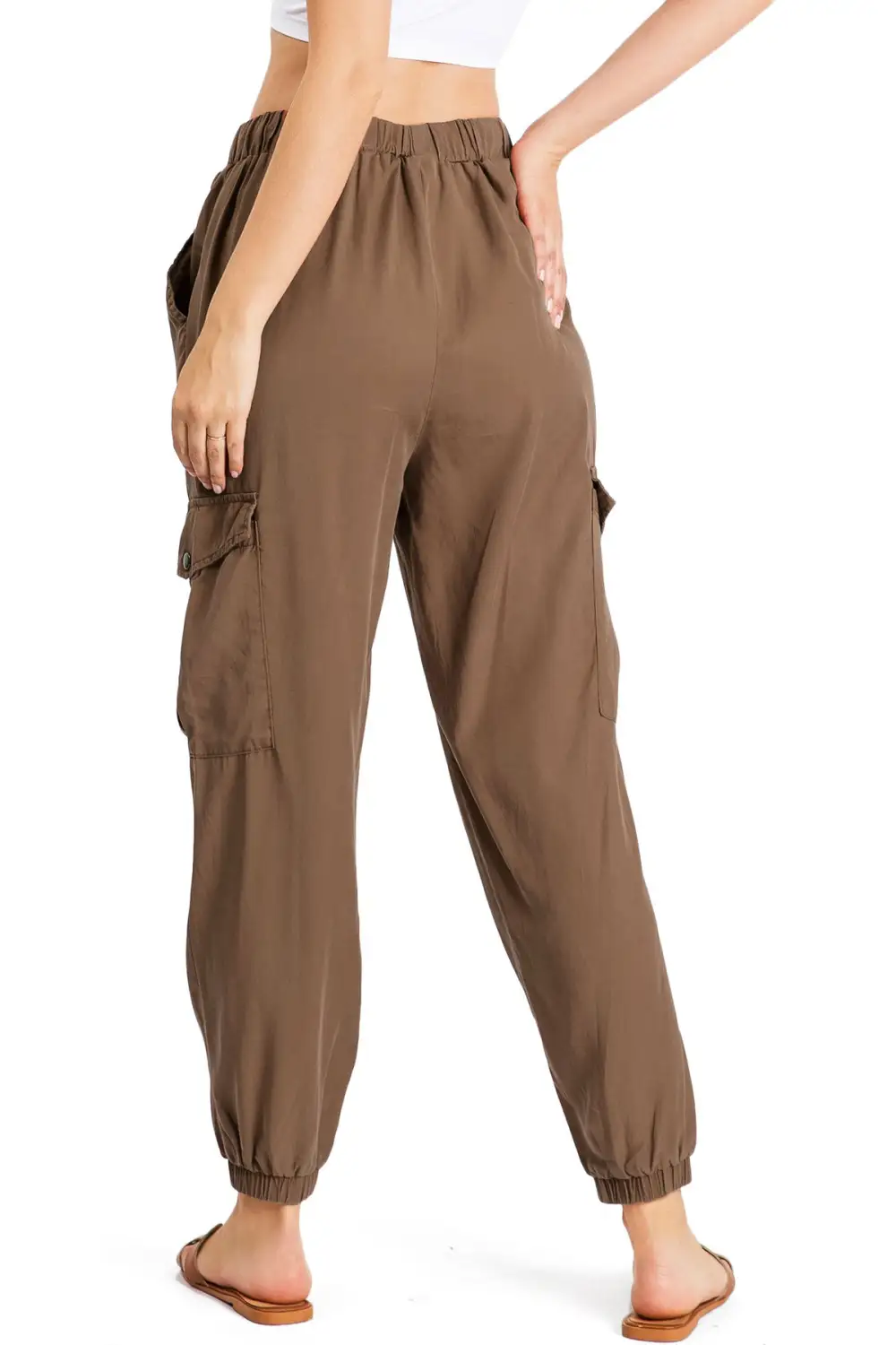 Drawstring Cargo Joggers