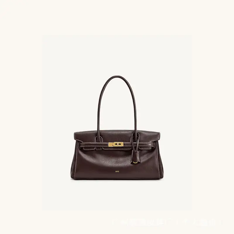 Textured Slim Baguette Bag