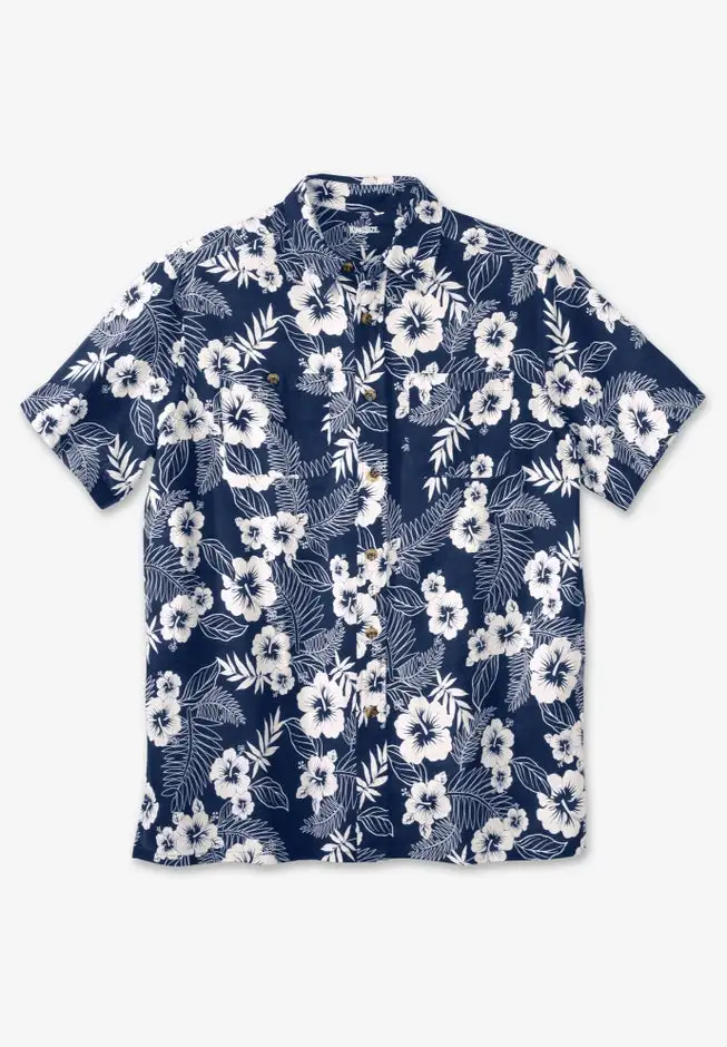 Short-Sleeve Linen Shirt