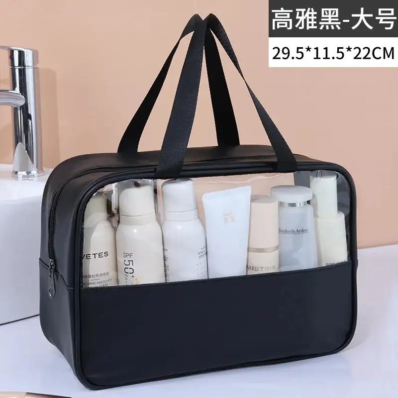 Contemporary Utility: Multifunctional Transparent Accessory Bag