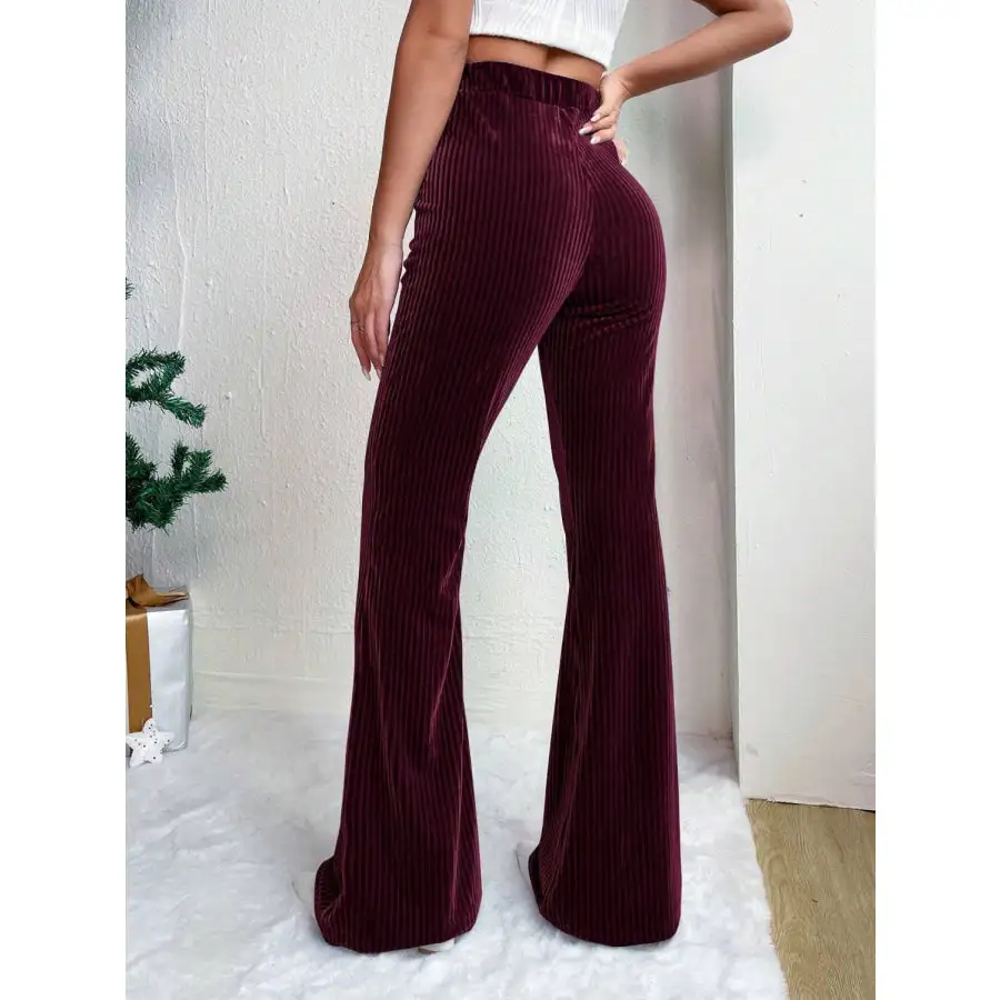 Classic High Waist Flare Pants
