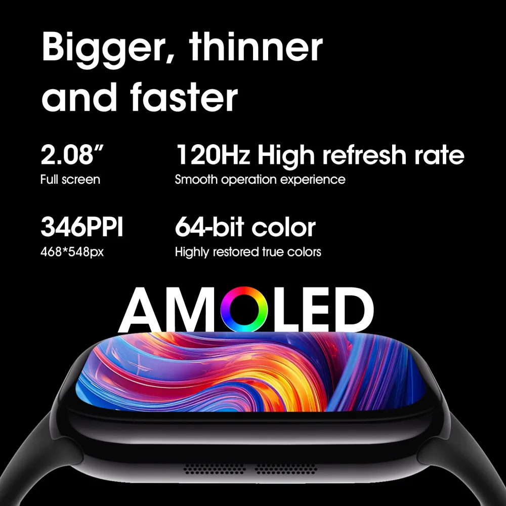 DATEOY Watch 12 Pro AI Smart Watch with AOD AMOLED, ChatGPT, WhatsApp, Telegram, Bluetooth Calling, NFC & 100+ Sports Modes