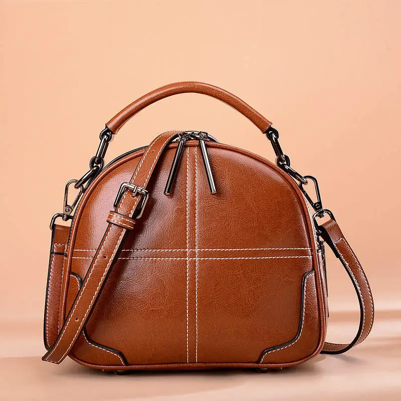 Minimalist Chic: Compact Elegant Leather Handbag