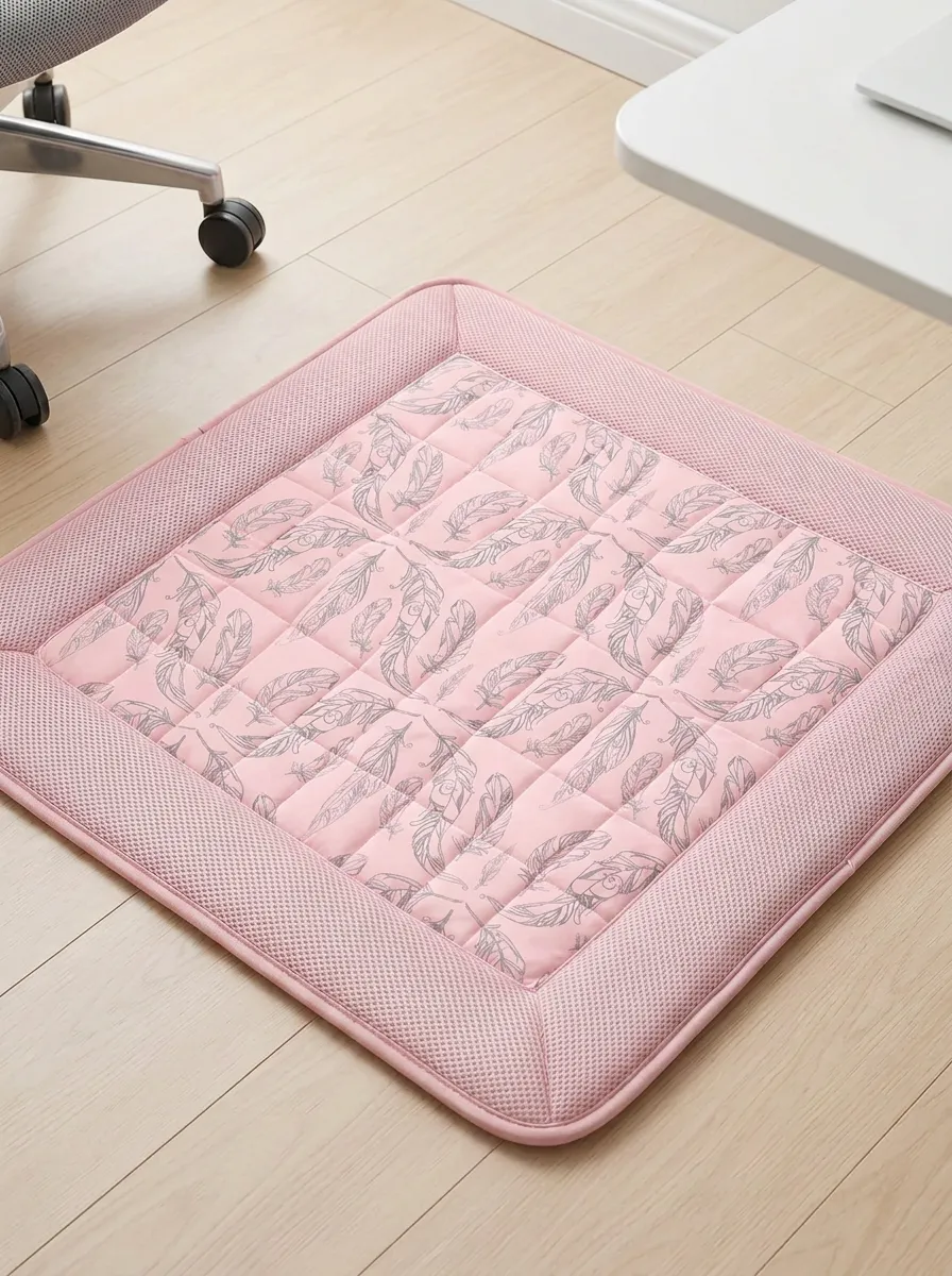 Feather Pattern Pattern Cooling Mat