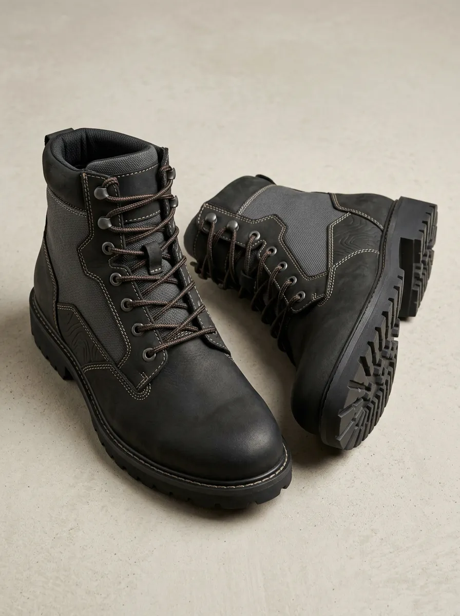 Men's Classic Topographic Work Boots