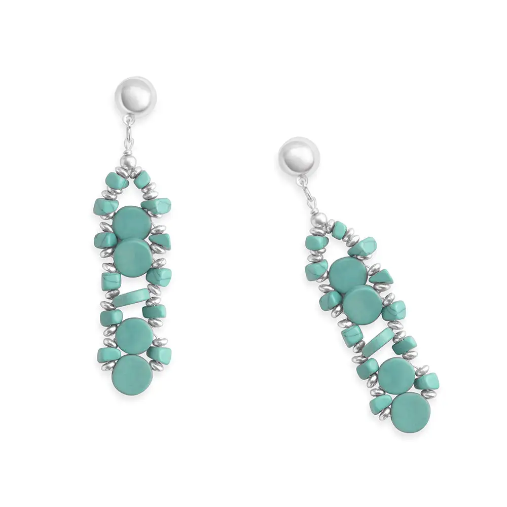 Classic Subtle Artful Statement Earrings
