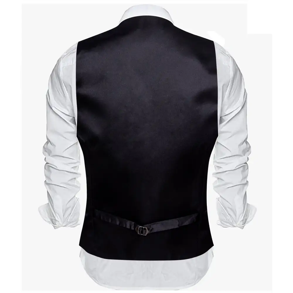 Classic Solid V Neck Business Dress Vest