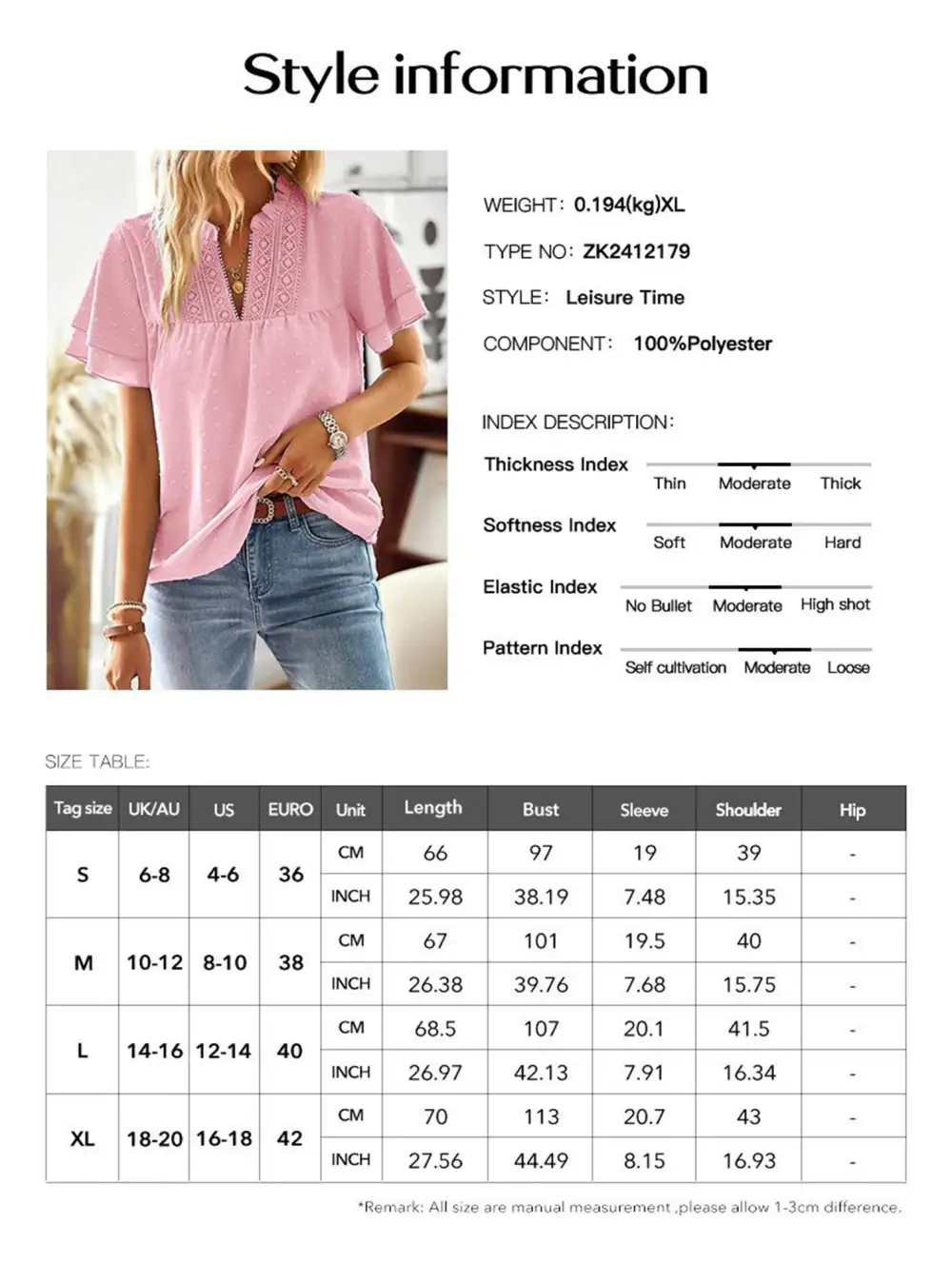 V Neck Pullover Shirt