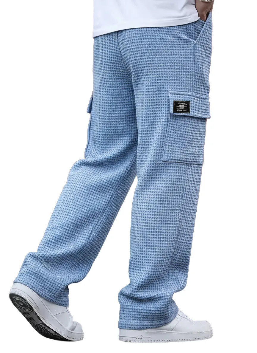 Textured Knit Utility Pocket Trousers